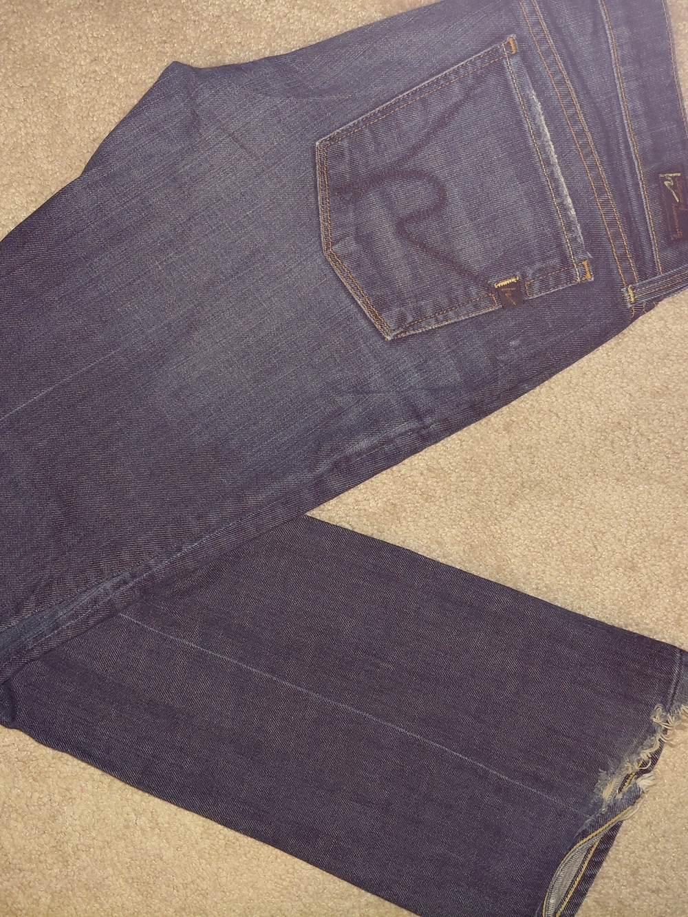Citizens Of Humanity Dark Blue Bootcut Jeans